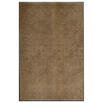 Berkfield Home Doormat Washable Brown 120x180 cm