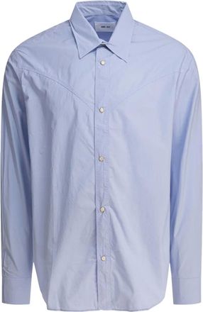 Nn.07 Camicia in cotone biologico - Blu