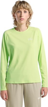 Jack Wolfskin Funktionsshirt JACK WOLFSKIN PRELIGHT SWIFT LS W, Damen, Gr. S (36), gr&uuml;n (cool, matcha), Obermaterial: 100% Polyester, Shirts Funktionsshirt