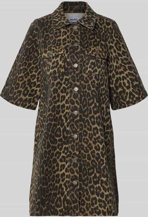 Mbym mbyM Jeanskleid im Allover-Look Modell Mira in Mittelbraun, Gr&ouml;&szlig;e XL