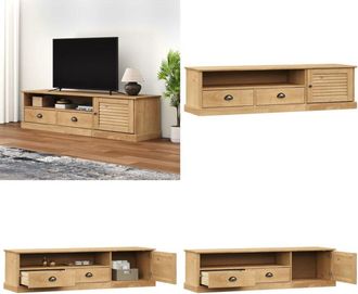 vidaXL Mobile Porta TV VIGO 156x40x40 cm in Legno Massello di Pino - Mobile per TV - Mobile in legno
