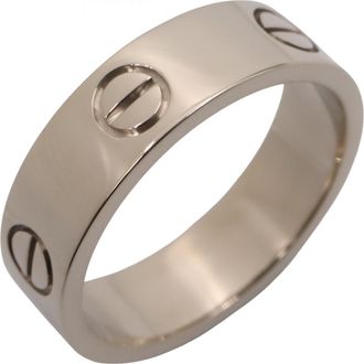 Cartier Silver White Gold (18K) Band Ring (Pre-Owned)