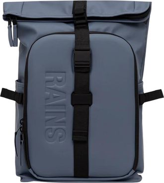 Rains Texel Moulded Backpack W3 - unisex - Rugzakken - Blauw - ONE Size - Tassen