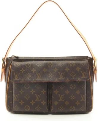 Louis Vuitton Pre-owned Handbags, female, Brown, Size: ONE SIZE Pre-owned Canvas louis-vuitton-bags