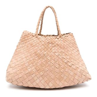 Dragon Diffusion Santa Croce Small - female - Dragon Diffusion - Shopping Bags - Beige - ONE SIZE - Bags