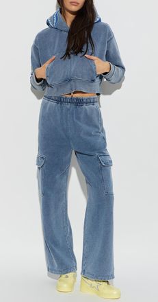 A Bathing Ape Wide-leg Trousers, Womens, Blue