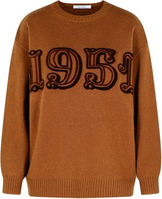 Max Mara Wolle und Kaschmir -Lear -Pullover