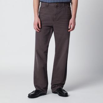 Carhartt Work in Progress Single Knee Pant trousers in Dearborn Shale/Stone canvas