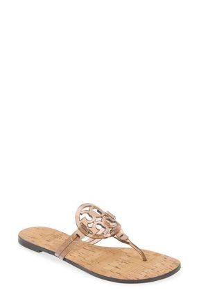 Tory Burch Miller Jelly Thong Sandal in Soft Brown at Nordstrom, Size 10.5