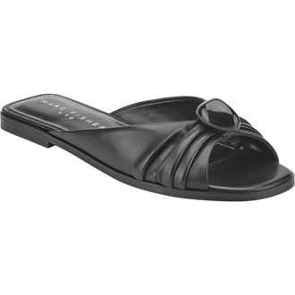 Marc Fisher Dalani Slide Sandal in Black at Nordstrom, Size 6.5