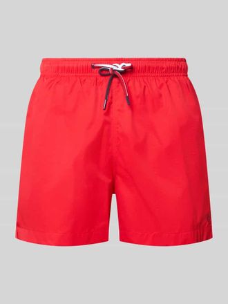 Mc Neal Badehose mit elastischem Bund und Tunnelzug in Rot, Gr&ouml;&szlig;e XL
