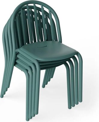 Fatboy Freds Outdoor Stuhl, salbeigr&uuml;n dunkel (4er Set) (Exklusive Edition)