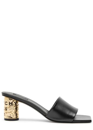 Givenchy Tape-effect Leather Mules - Black - 41 (IT41 / UK8)