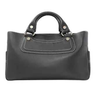 Celine Pre-owned Vintage Handtas - Dames - Pre-owned - Zwart - Maat: ONE Size Zijde