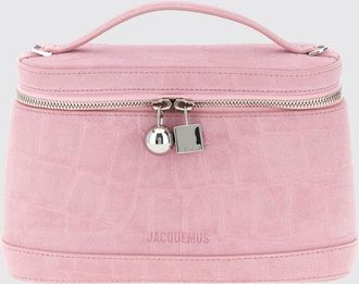 Jacquemus Le Petit Vanity Croc-Effect Nubuck Mini Bag