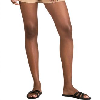Elan Mel Gauze Shorts In Peanut