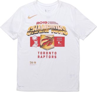 Nike Toronto Raptors Casual Short-Sleeved Male White CW2676-100