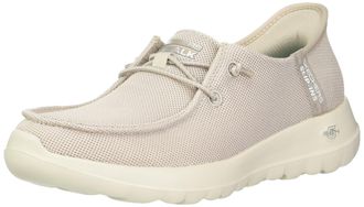 Skechers Womens Hands Free Slip-ins Go Walk Joy Moc Toe Casual Shoe Trainers, Taupe, 38.5 EU Weit