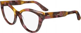 Calvin Klein Womens Ck23541 663 Cat Eye Eyeglasses In Rose Havana