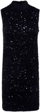 Twin-Set Dress Sleeveless Turtleneck Mini Dress