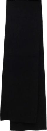 Rick Owens Concordians Lange Sjaal - unisex - Wintersjaals - Zwart - ONE Size - Wol - Accessoires