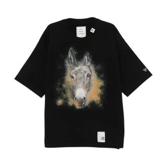 Miharayasuhiro Mihara Yasuhiro, Heren, Tops, Zwart, Maat: XS Katoen