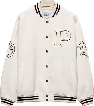 Prada Stijlvolle Jas voor Mannen - Dames - Bomber jackets - Beige - L - Jassen