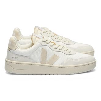 Veja Womens V-90 B-Mesh Shoes White 39 EU