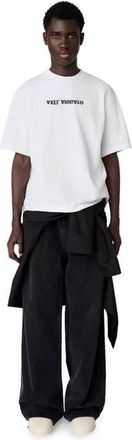 Axel Arigato Distort Washed T-Shirt in White at Nordstrom, Size X-Small
