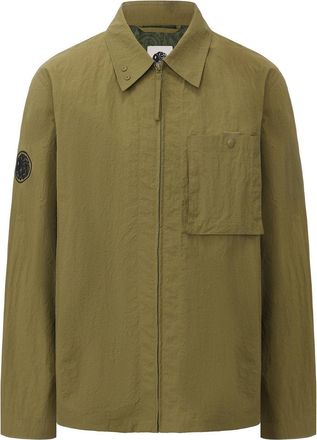 Pretty Green Nylon overshirt voor heren (Kaki Groen)