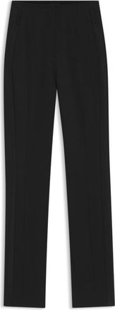 BOSS Regular-fit tuxedo trousers in virgin-wool twill
