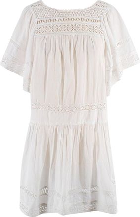 Sea New York White Guipure Mini Dress Size XS