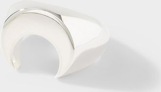 Marine Serre Mens Moon logo ring
