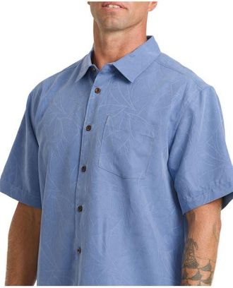 Quiksilver Island JungleShort Sleeve Shirt in Riviera at Nordstrom, Size Xx-Large