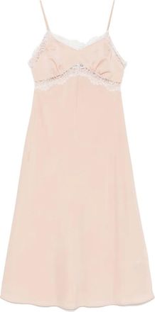 Vivetta Abito midi con dettagli in pizzo - Toni neutri