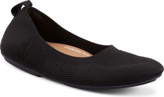 FitFlop Allegro Knit Ballet Flat in All Black at Nordstrom Rack, Size 10