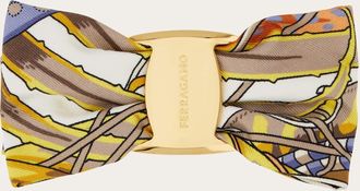 Ferragamo Women Hairclip with bow Beige