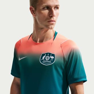 Nike Australia 2026 Stadium Away Nike Mens Dri-FIT Soccer Replica Jersey in Blue | IB5347-367
