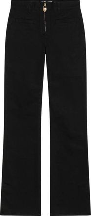 Chlo&eacute; Slim Jeans in Denim - Dames - Straight fit broeken - Zwart - W30 - Denim - Broeken