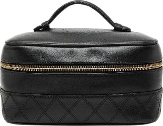 Chanel Pre-owned Handbags, female, Black, Size: ONE SIZE Pre-owned Vintage Handbag