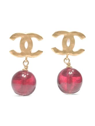 Chanel 2011 Chanel CC Mark drop earrings - Gold