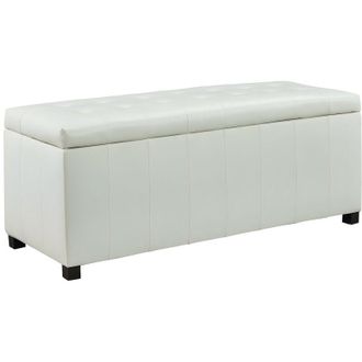 Vente-Unique Vente-unique - Cassapanca portaoggetti in similpelle Bianco - concierto