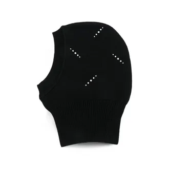Ernest W. Baker Crystal-embellished Knitted Balaclava