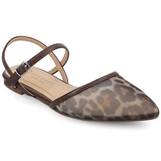 Journee Collection Women & apos;s SuperNatural Shades Martine Medium and Wide Width Flats