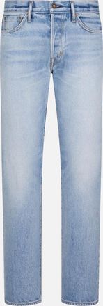 Tom Ford Mens Selvedge Straight Fit Jeans Blue - Size: 32/34