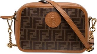 Fendi Pre-owned Fendi Glazed Fabric Vitello Century FF 1974 Camera Bag Ladies 5SWD2UW0LEY39KQM