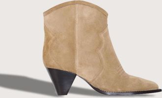 Isabel Marant Womens Darizo Suede Ankle Boots In Taupe