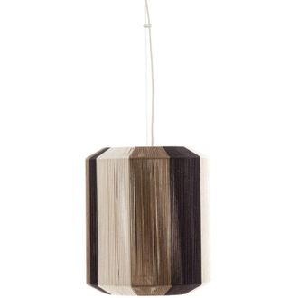 Light & Living L&aacute;mpara colgante - Kozana - natural - textil - - Light&living