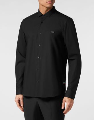 Philipp Plein Overhemd Slim Fit Skull