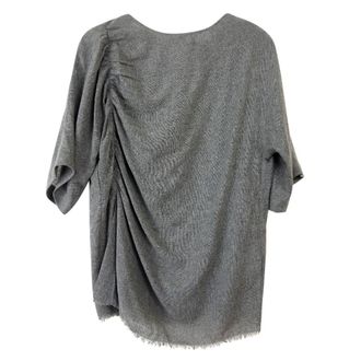 Bimba & Lola Grey Ruched Oversize Top Size S